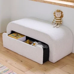 Kids West Elm Lillie Upholstered Storage Bench