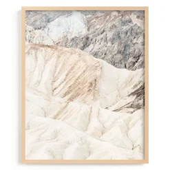 West Elm Limited Edition "White Canyon 3" Framed Wall Art by Minted for