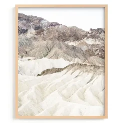 West Elm Limited Edition "White Canyon 3" Framed Wall Art by Minted for