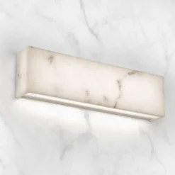 West Elm Linear Marbled LED Sconce