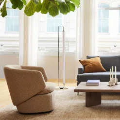 West Elm Linear Metal LED Floor Lamp (58")