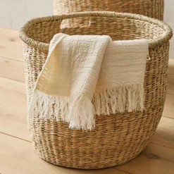 West Elm Linear Weave Baskets