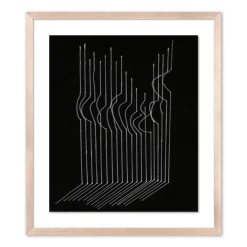 West Elm Lined Up Framed Wall Art by Dan Hobday