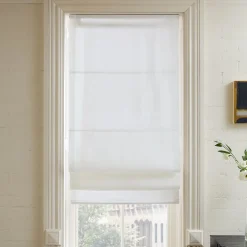 West Elm Linen Cordless Roman Shade