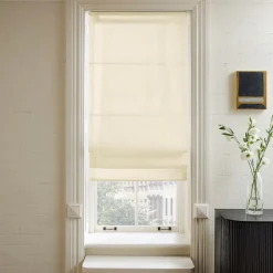 West Elm Linen Cordless Roman Shade