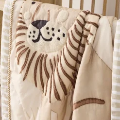 West Elm Lion Baby Quilt