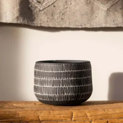 West Elm Little Korboose Rounded Planter - Thatch