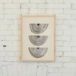 West Elm Little Korboose Wall Art - Rainbow Roads
