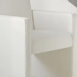 West Elm Lofted Boucle Upholstered Dining Arm Chair
