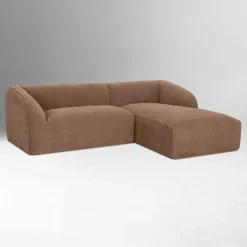 West Elm Lorenne 2-Piece Washable Slipcover Modular Sectional (104")