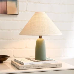 West Elm Louis Table Lamp (–) - Raffia