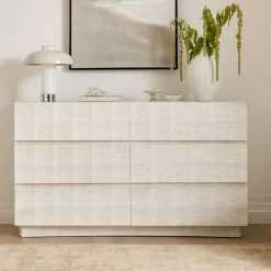 West Elm Luisa Carved 6-Drawer Dresser (–)