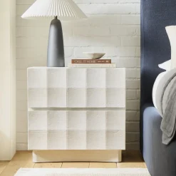 West Elm Luisa Carved Nightstand (25")