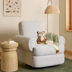 Kids West Elm Lulla Manual & Power Swivel Glider Recliner
