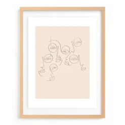 West Elm Lunettes Framed Wall Art by Minted for