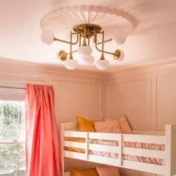West Elm Macombs 8-Light Semi-Flush Mount (36.5")