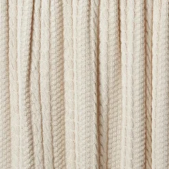 West Elm Made*Here New York Cotton Fisherman Knit Throw