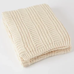 West Elm Made*Here New York Modern Vertical Stripes Throw
