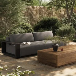 West Elm Mairead Outdoor Metal Sofa (106")