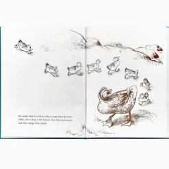 Kids West Elm Make Way for Ducklings Leather-Bound Heirloom Book