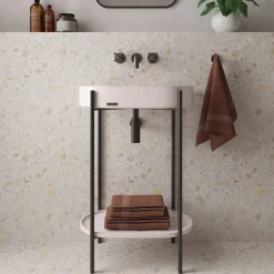 West Elm Manhattan Oval Handmade Vessel Sink & Console