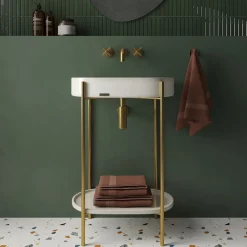 West Elm Manhattan Sink Freestanding Console