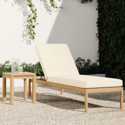 West Elm Mara Vista Outdoor Chaise Lounge & Side Table (18") Set