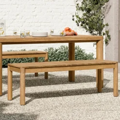 West Elm Mara Vista Outdoor Dining Bench (55")