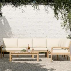 West Elm Mara Vista Outdoor 4-Piece L-Shaped Sectional (120")