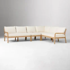 West Elm Mara Vista Outdoor 4-Piece L-Shaped Sectional (120")