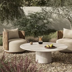 West Elm Marbella Outdoor Coffee Table (48")
