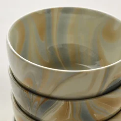 West Elm Marble Swirl Dip Bowls (Set of 4)