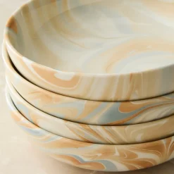 West Elm Marble Swirl Pasta Bowl Sets