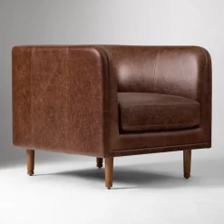 West Elm Marcel Leather Chair