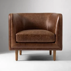 West Elm Marcel Leather Chair