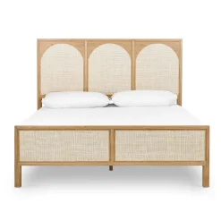 West Elm Marcy Rattan Bed