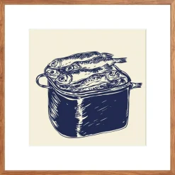 West Elm Mariners Meal Framed Wall Art By Walker Noble