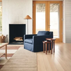West Elm Marin Skirted Slipcover Chair