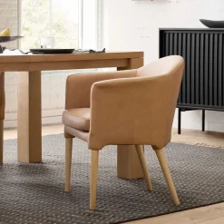 West Elm Marlo Leather Dining Chair