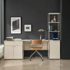 West Elm Marlowe Desk (42"), Narrow Shelf (18") & Storage Cabinet (30") Set
