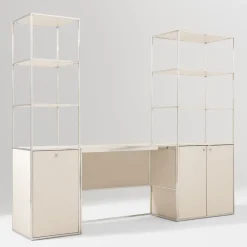 West Elm Marlowe Desk (42"), Narrow Shelf (18") & Wide Shelf (30") Set