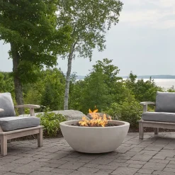 West Elm Maryam Concrete Round Fire Pit Bowl (–)