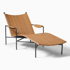 West Elm Marza Outdoor Chaise Lounge