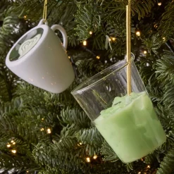 West Elm Matcha Ornaments