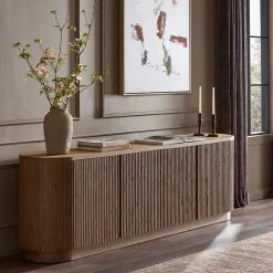 West Elm Maurelle Reeded Media Console (92")