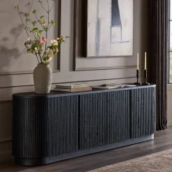 West Elm Maurelle Reeded Media Console (92")