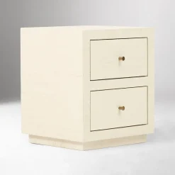 West Elm Mayson Painted Grasscloth Nightstand (18")