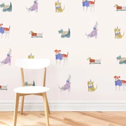 Kids West Elm Mej Mej Dog Peel & Stick Wall Decals