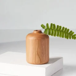 West Elm Melanie Abrantes Hardwood Vase - Short