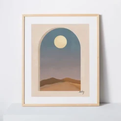 West Elm Melissa Koby Framed Print - New Dusk